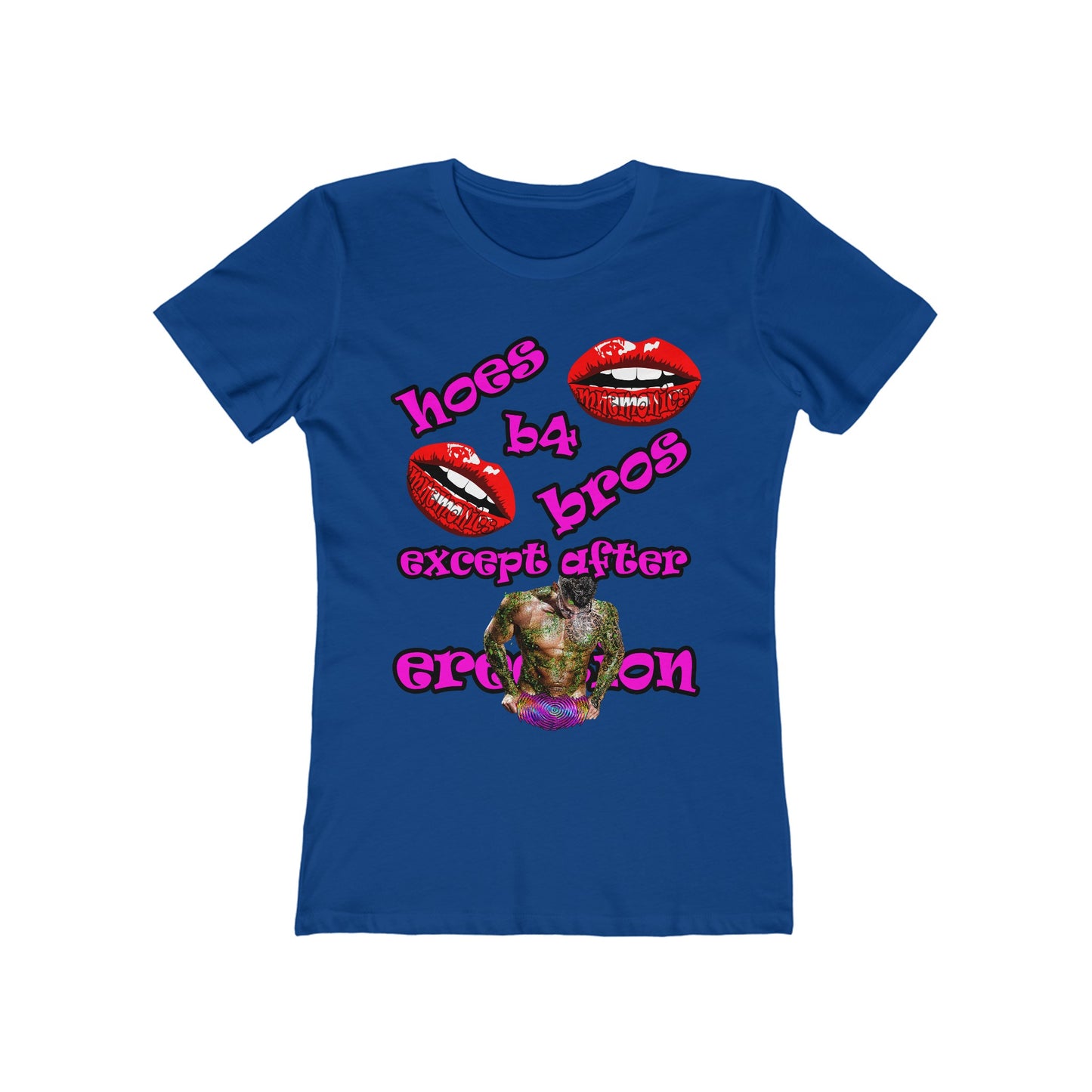 hoes b4 bros - Women's The Boyfriend Tee