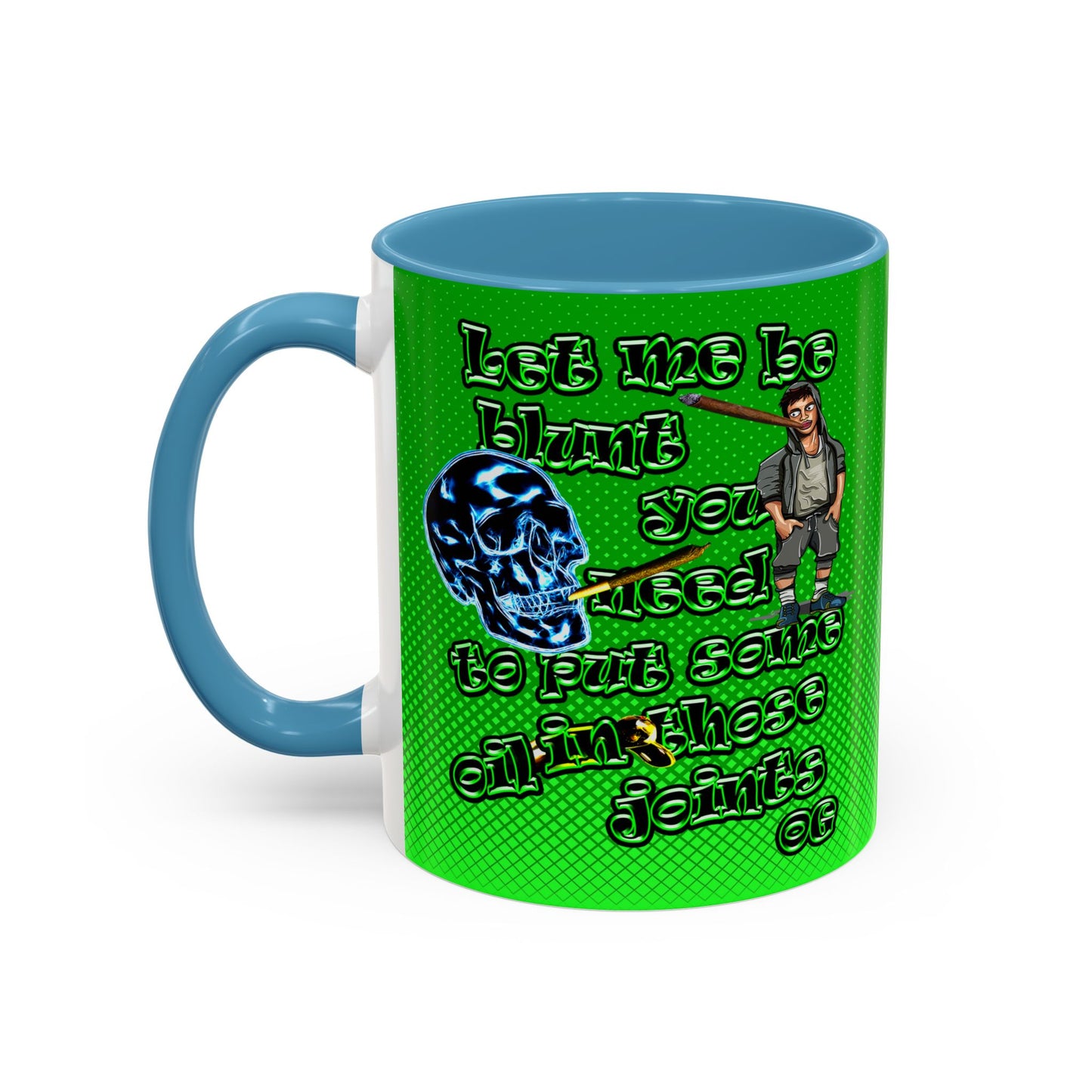 og - Accent Mug (logo green)