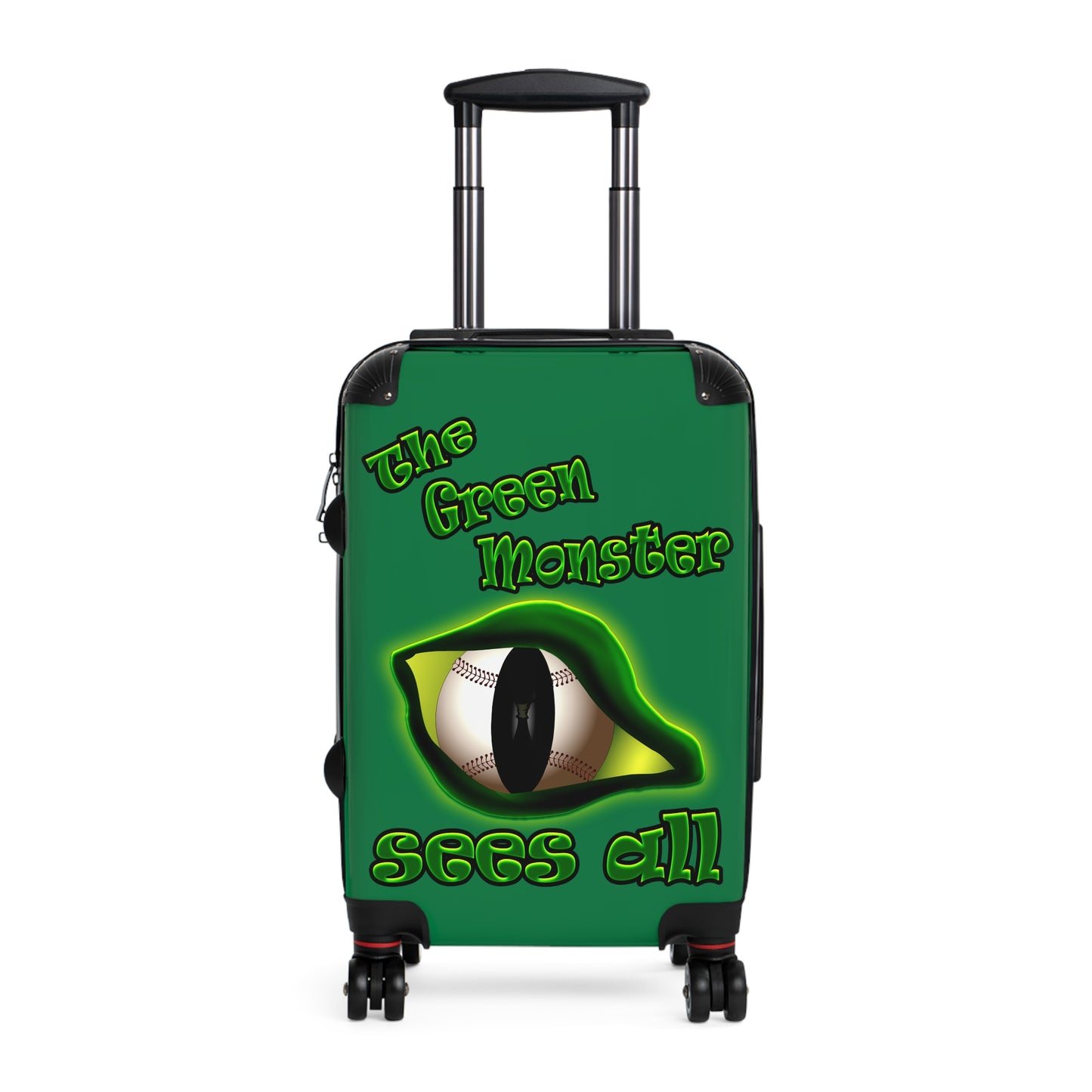 green monster - Suitcase (dark green)