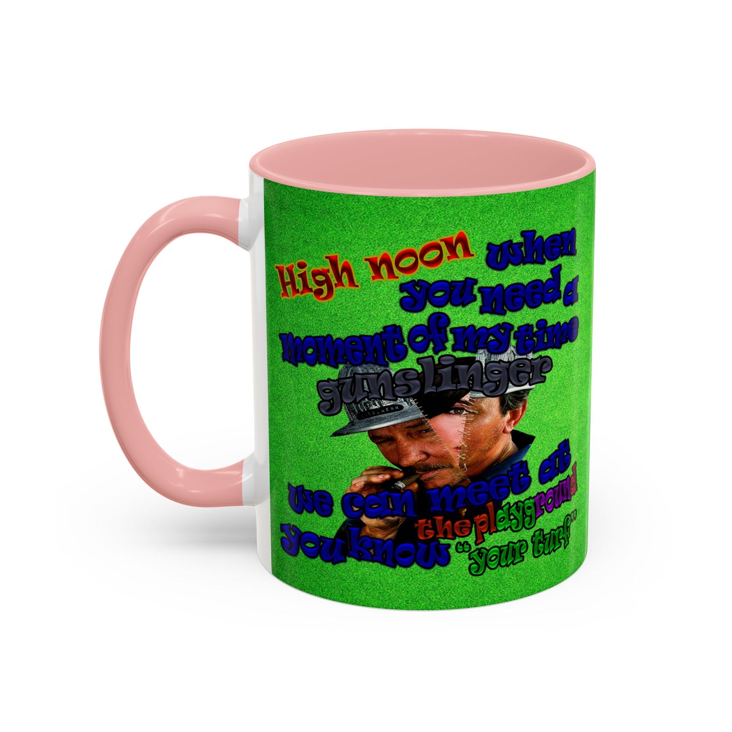 high noon - Accent Mug (green turf)