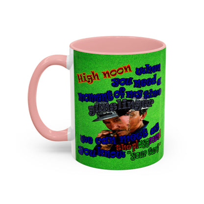 high noon - Accent Mug (green turf)
