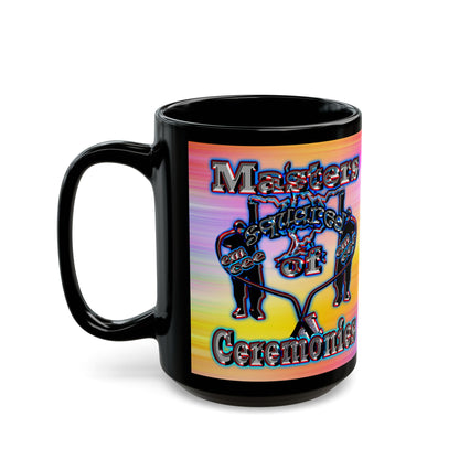 em cee squared - Black Mug (color blur)