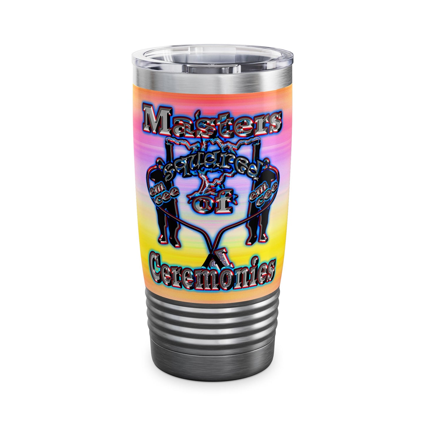 em cee squared - Ringneck Tumbler, 20oz (color blur)