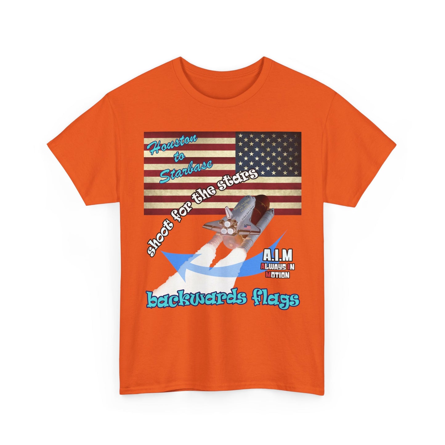 shoot for the stars - Unisex Heavy Cotton Tee