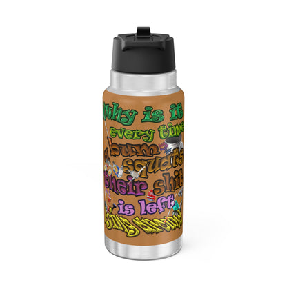 the bum's shit - Gator Tumbler, 32oz (light brown)