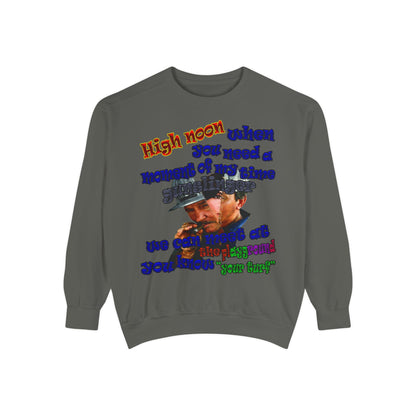 high noon - Unisex Garment-Dyed Sweatshirt