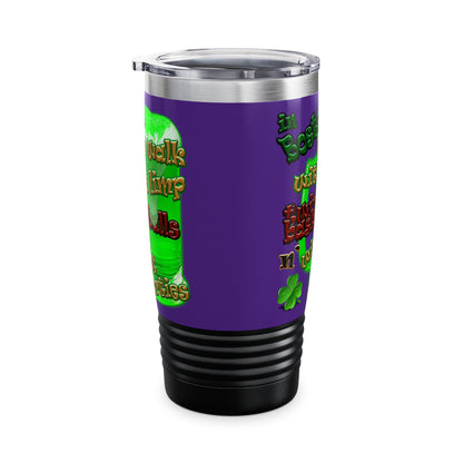 celtics logo - Ringneck Tumbler, 20oz (purple)