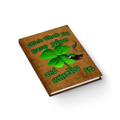 stick that in your pipe and smoke it - journal-blank (brown papyrus)