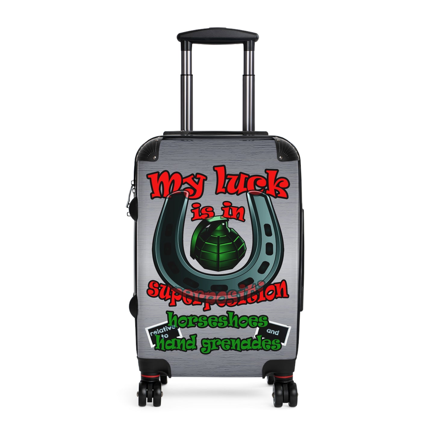my luck - Suitcase (brushed nickel)