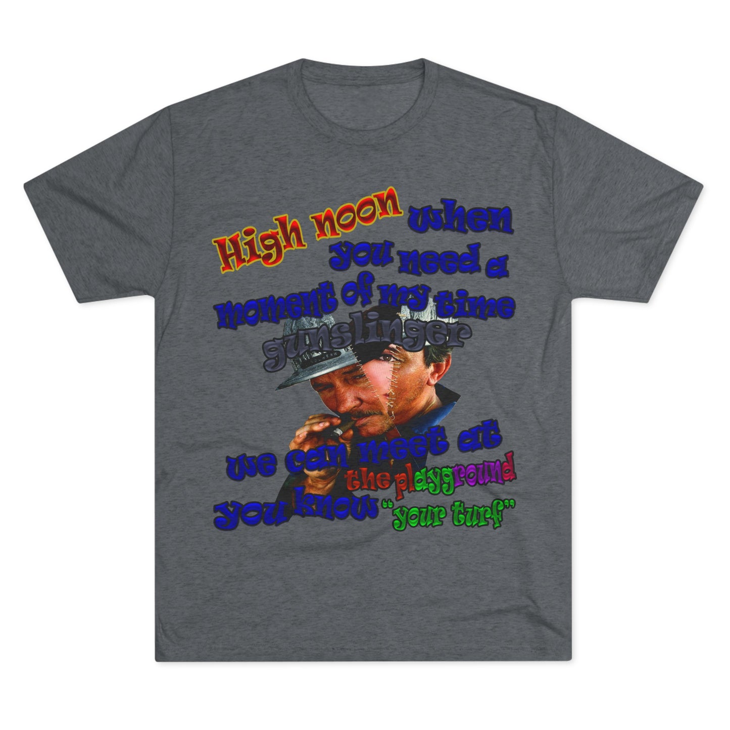 high noon - Unisex Tri-Blend Crew Tee