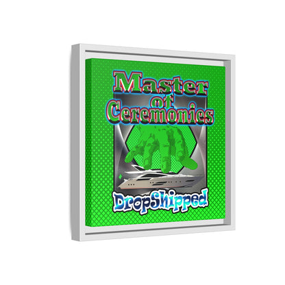 logo - framed canvas art (logo green)