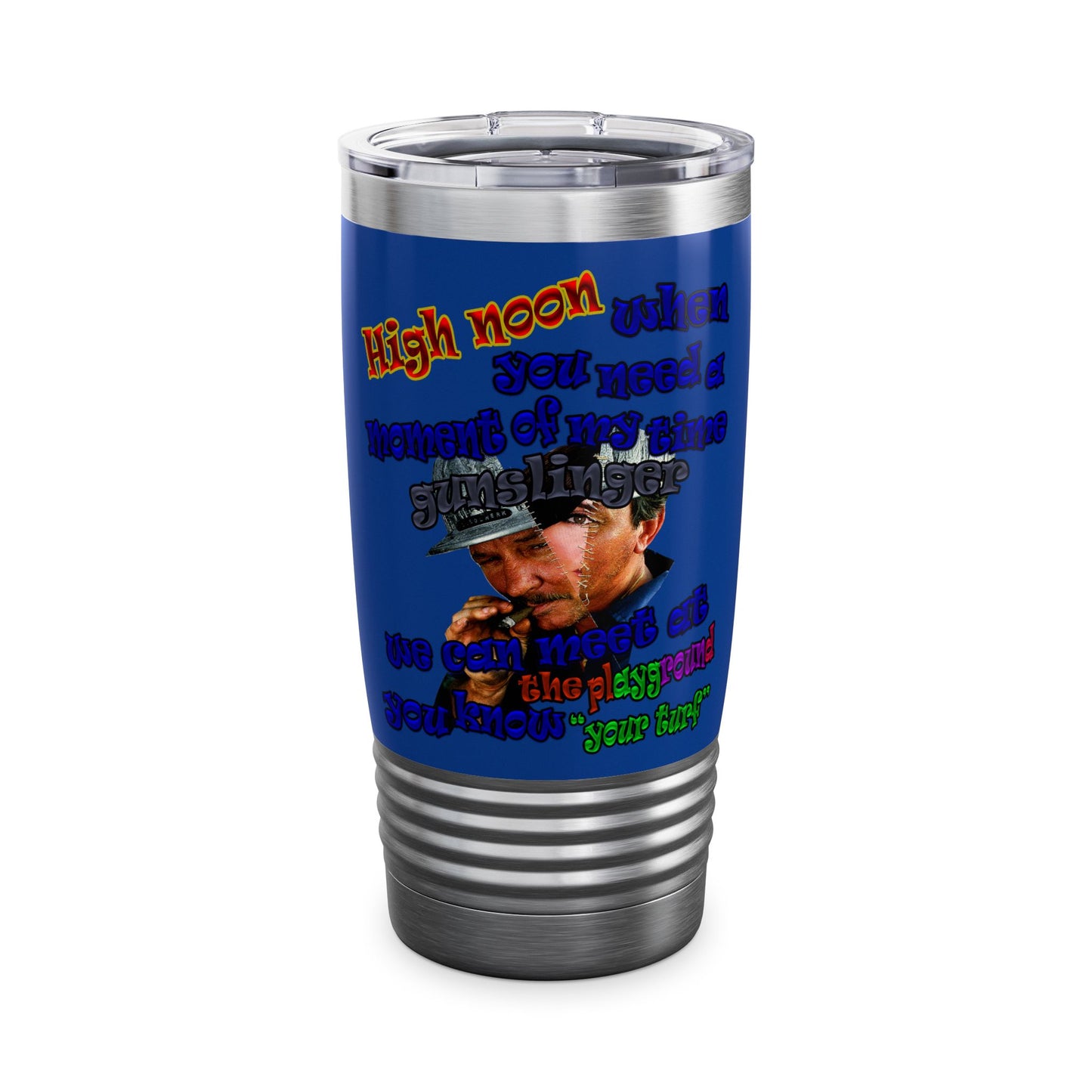 high noon - Ringneck Tumbler, 20oz (dark blue)