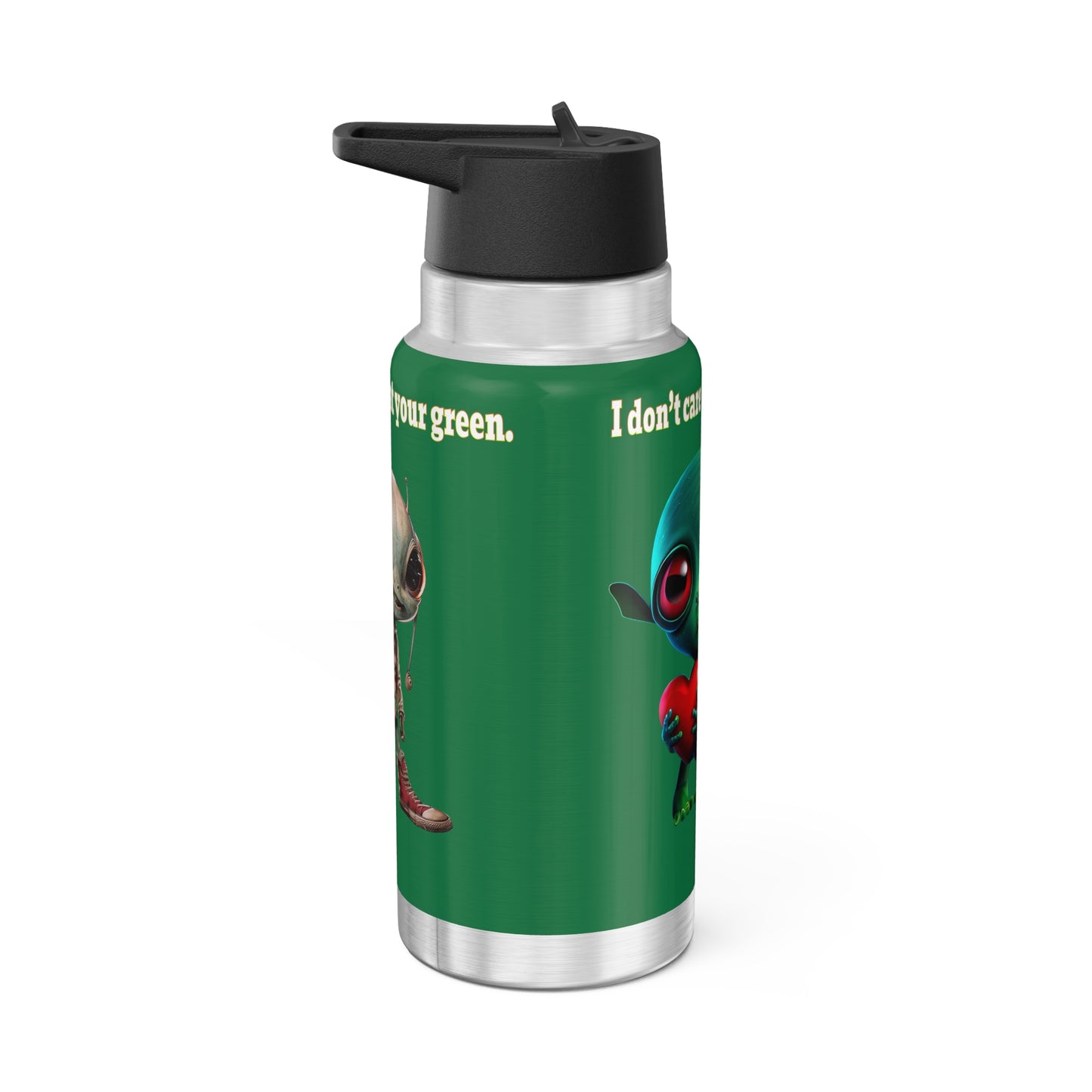 I don't care that your grey - Gator Tumbler, 32oz (dark green)