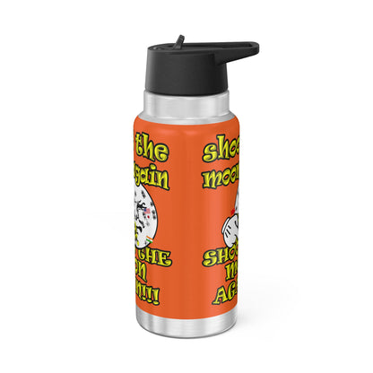 shoot the moon again - Gator Tumbler, 32oz (orange)