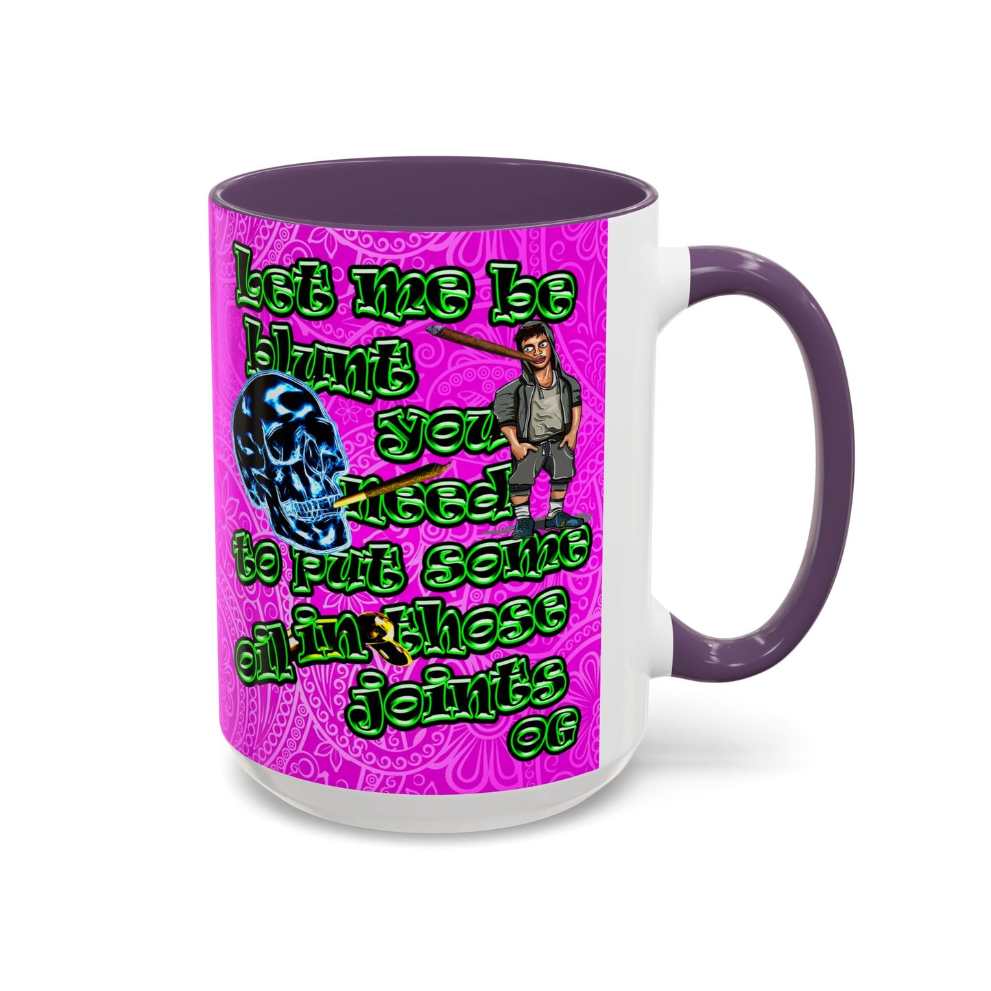 og - Accent Mug (pink swirl)