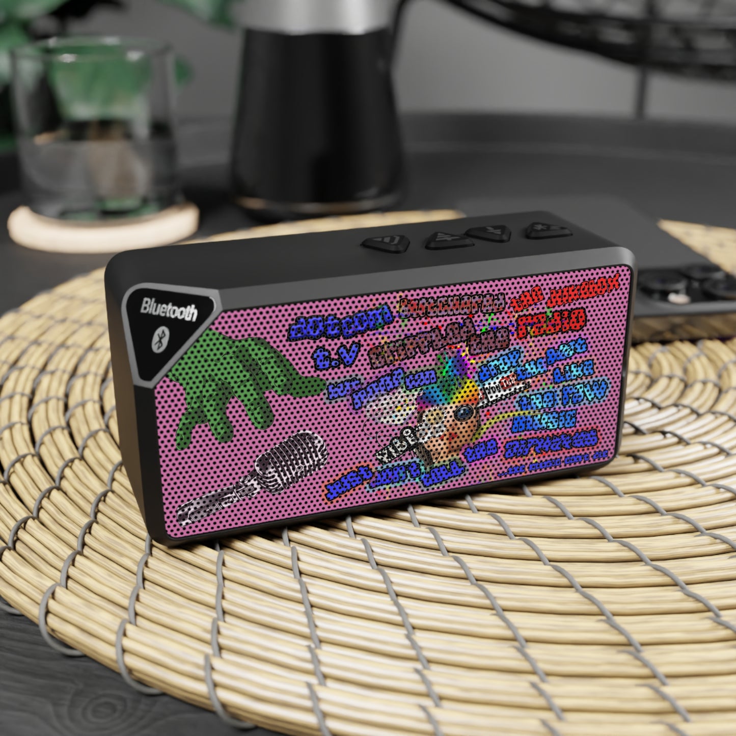 drop the beat - Jabba Bluetooth Speaker (light pink)