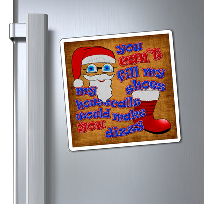 santa's shoes - Magnets - (brown papyrus)