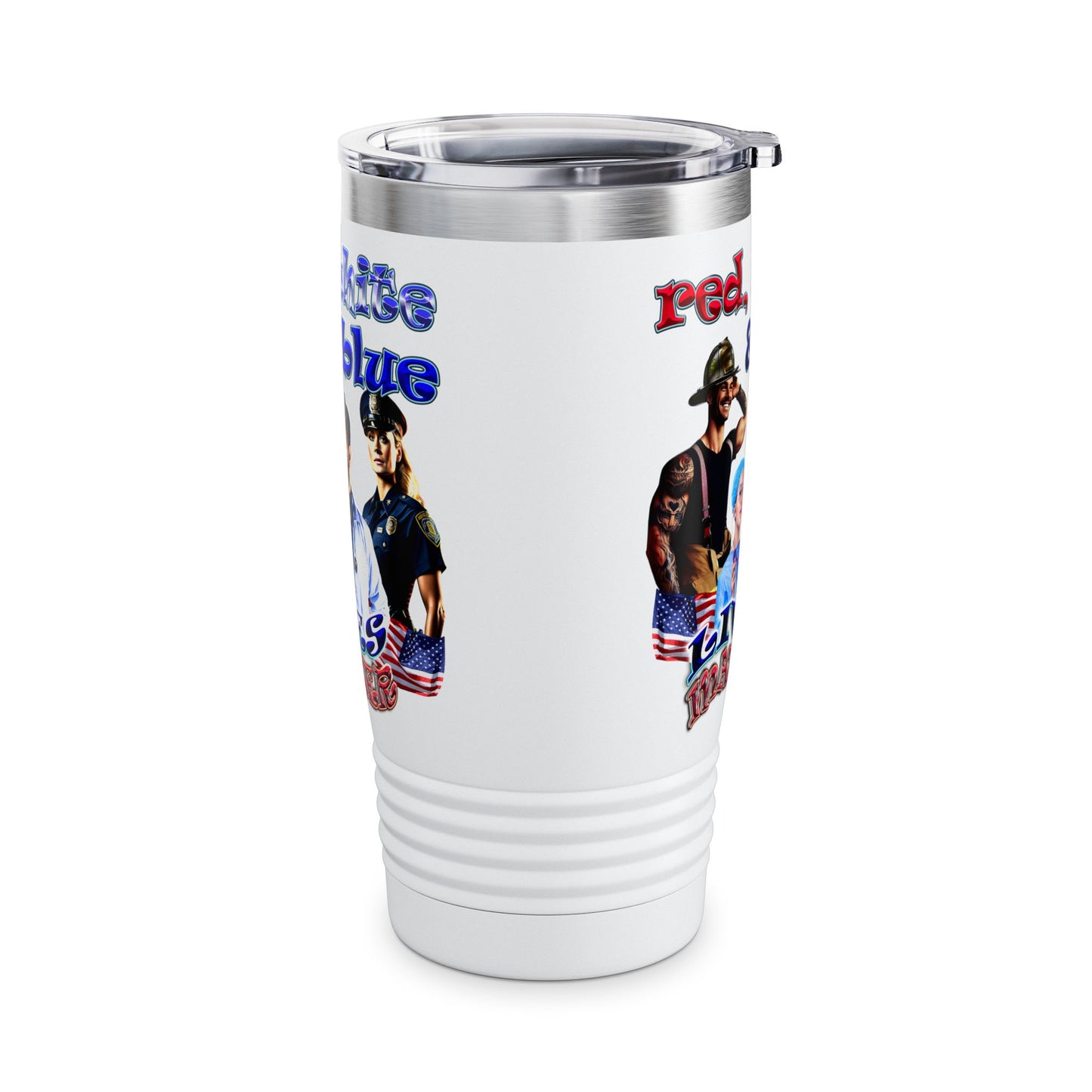 rw&b lives matter - Ringneck Tumbler, 20oz