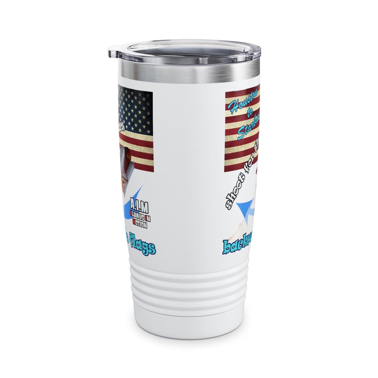 shoot for the stars - Ringneck Tumbler, 20oz