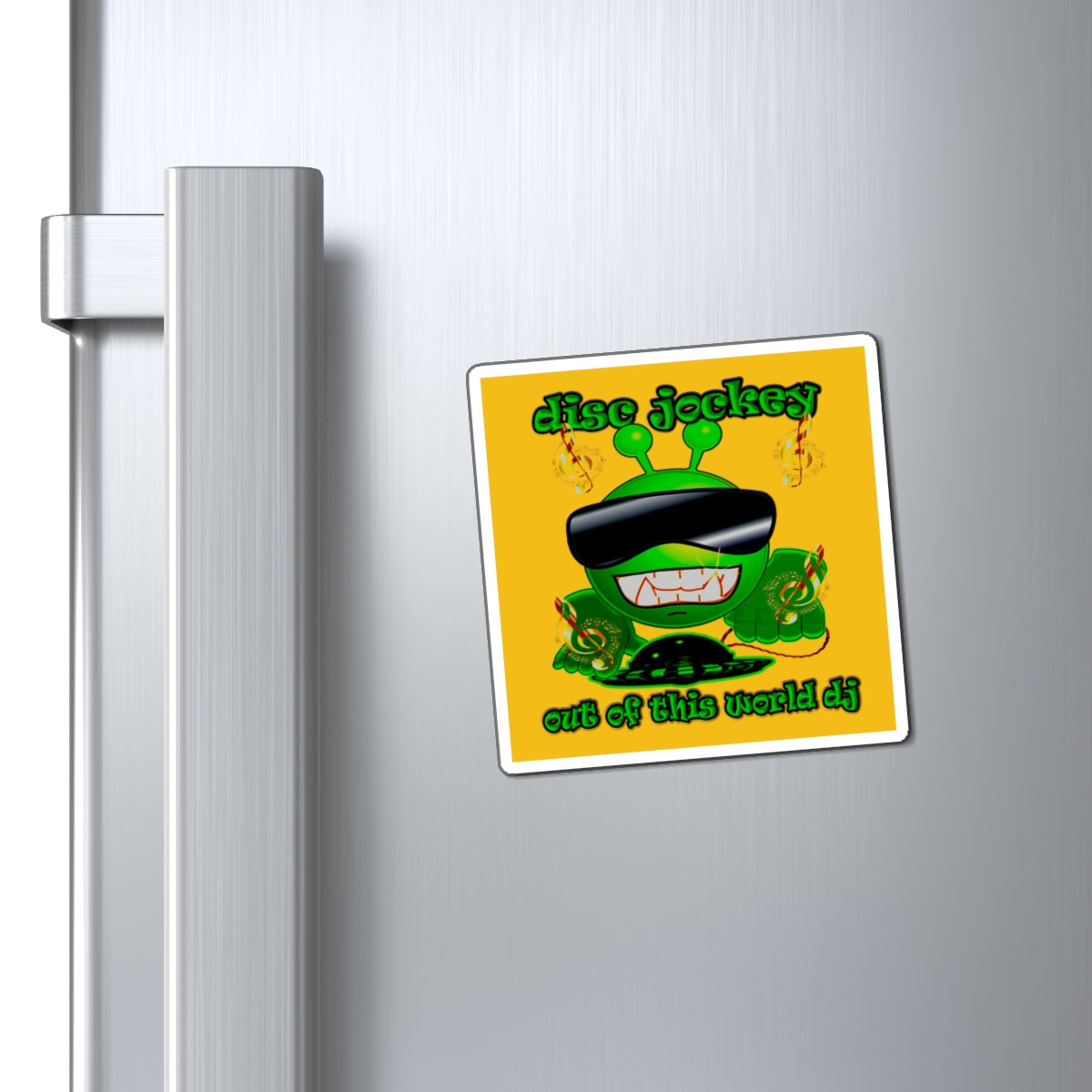 disc jockey - Magnets - (yellow)