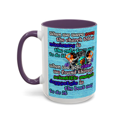 doggystyle - Accent Mug (faded blue)