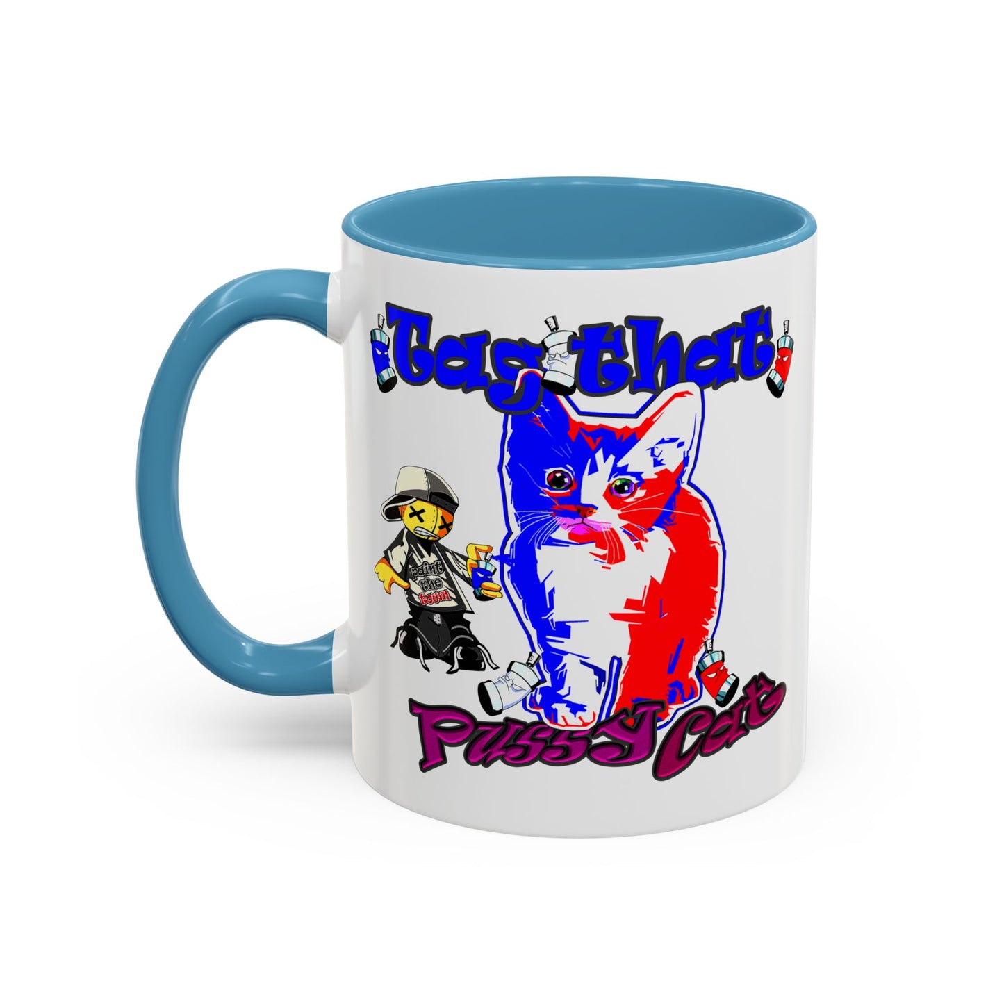 tag that - Accent Mug (white)