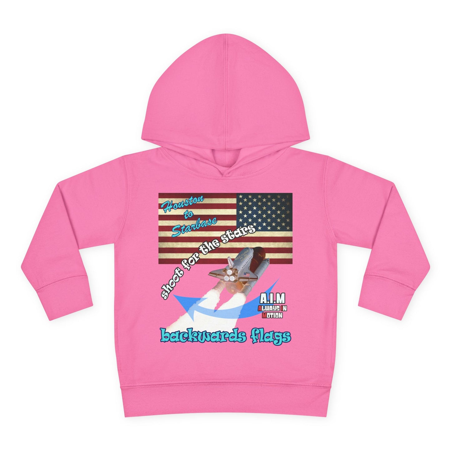 shoot for the stars - Toddler Pullover Fleece Hoodie
