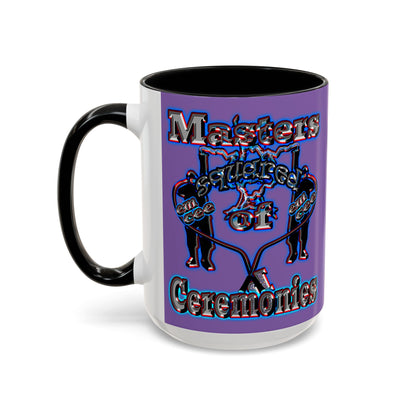 em cee squared - Accent Mug (light purple)
