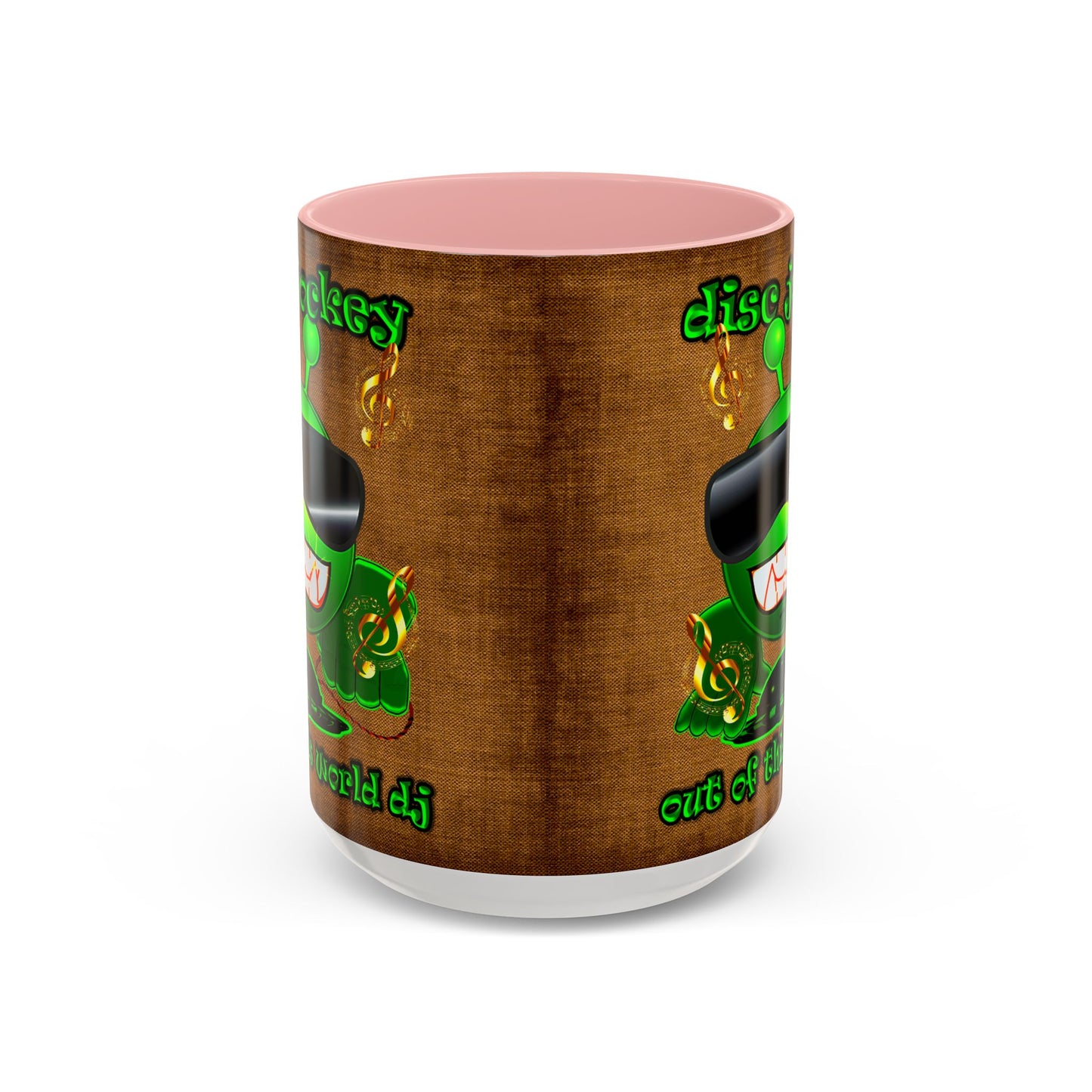 disc jockey - Accent Mug (brown papyrus)