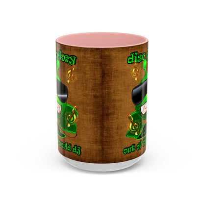 disc jockey - Accent Mug (brown papyrus)