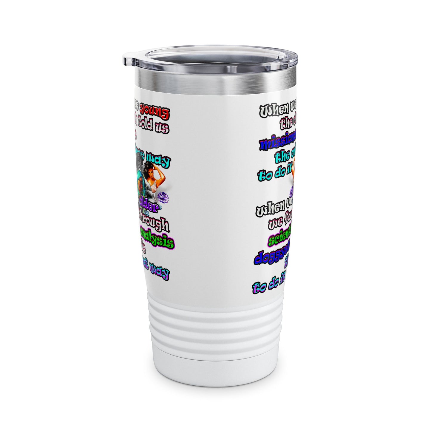 doggystyle - Ringneck Tumbler, 20oz (white)