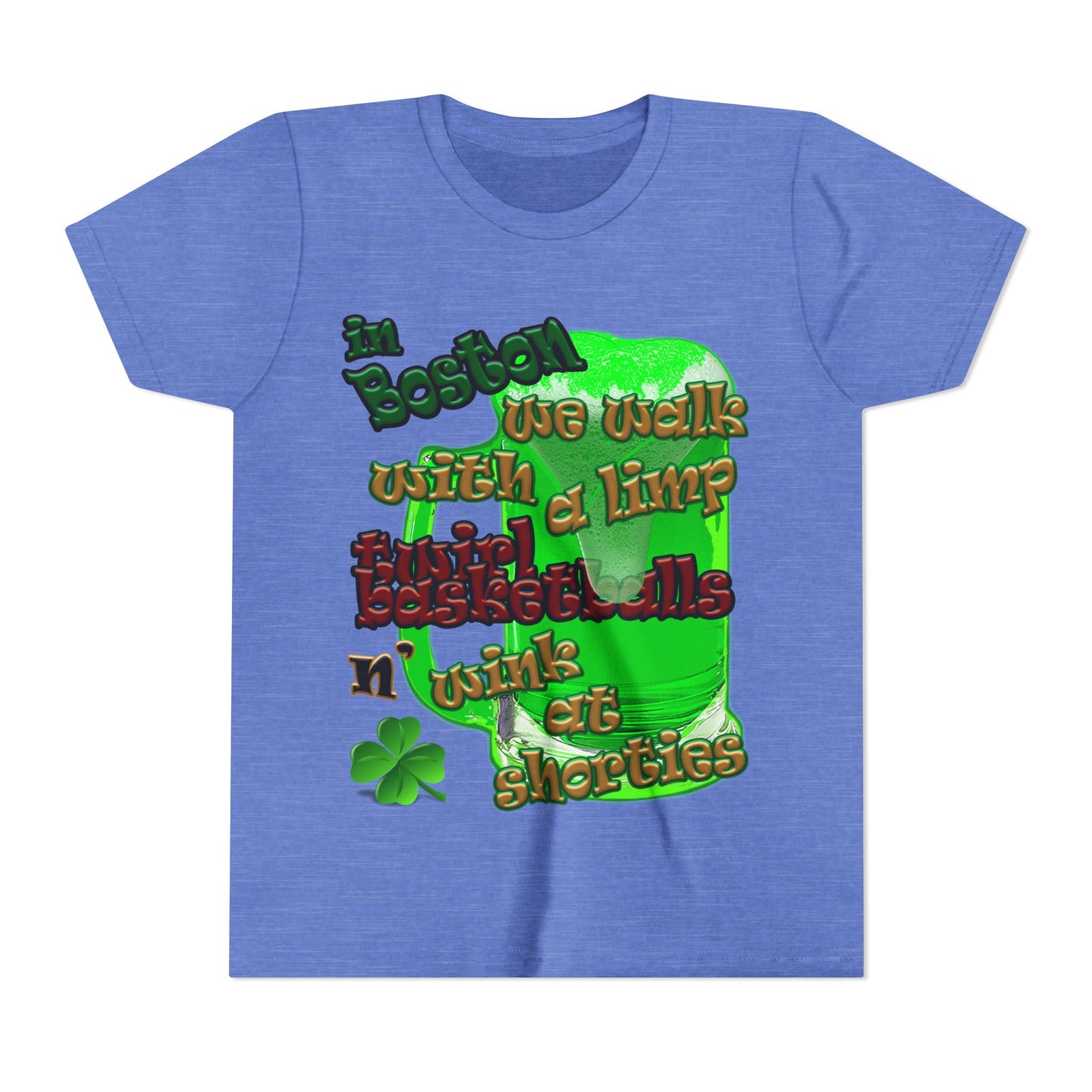 celtics logo - Youth Short Sleeve Tee