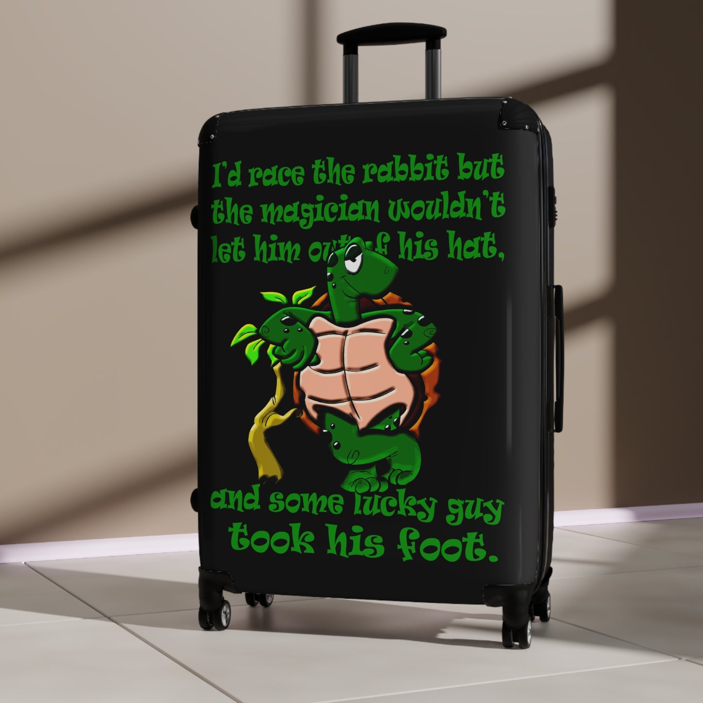 turtle race - Suitcase (black)