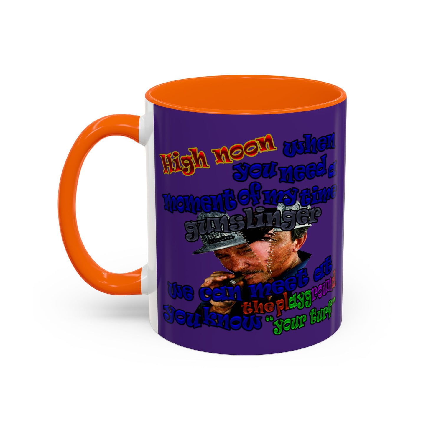 high noon - Accent Mug (purple)