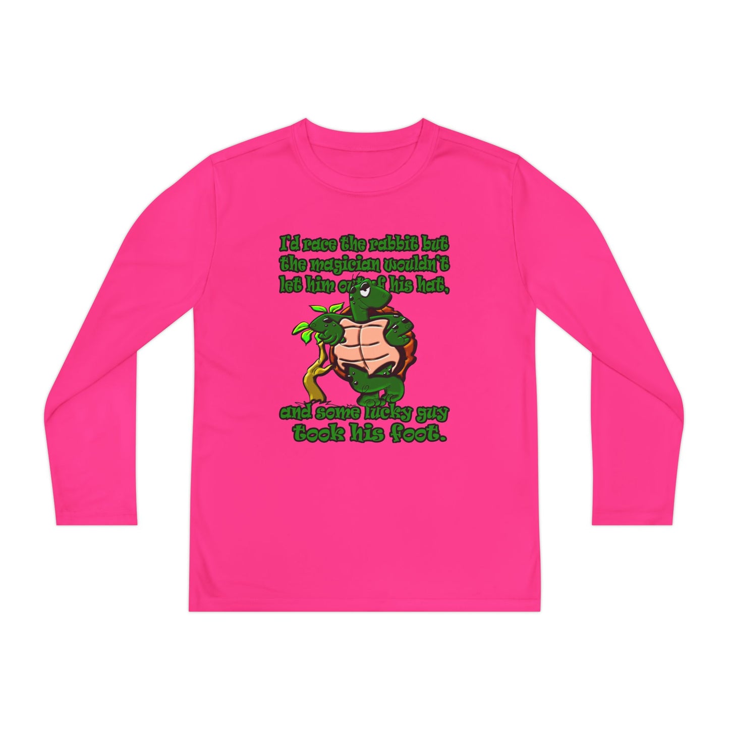 turtle race - Youth Long Sleeve Competitor Tee