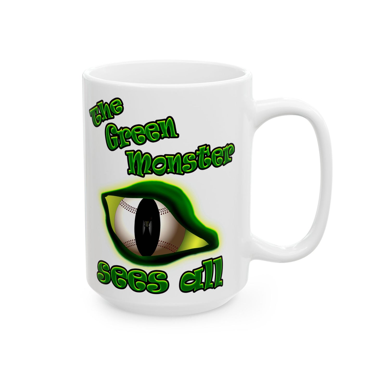green monster - White Mug (white)