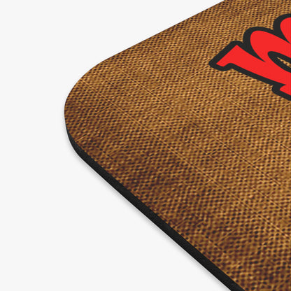 my luck - Mouse Pad (Rectangle) (brown papyrus)