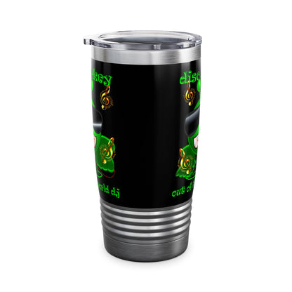 disc jockey - Ringneck Tumbler, 20oz (black)