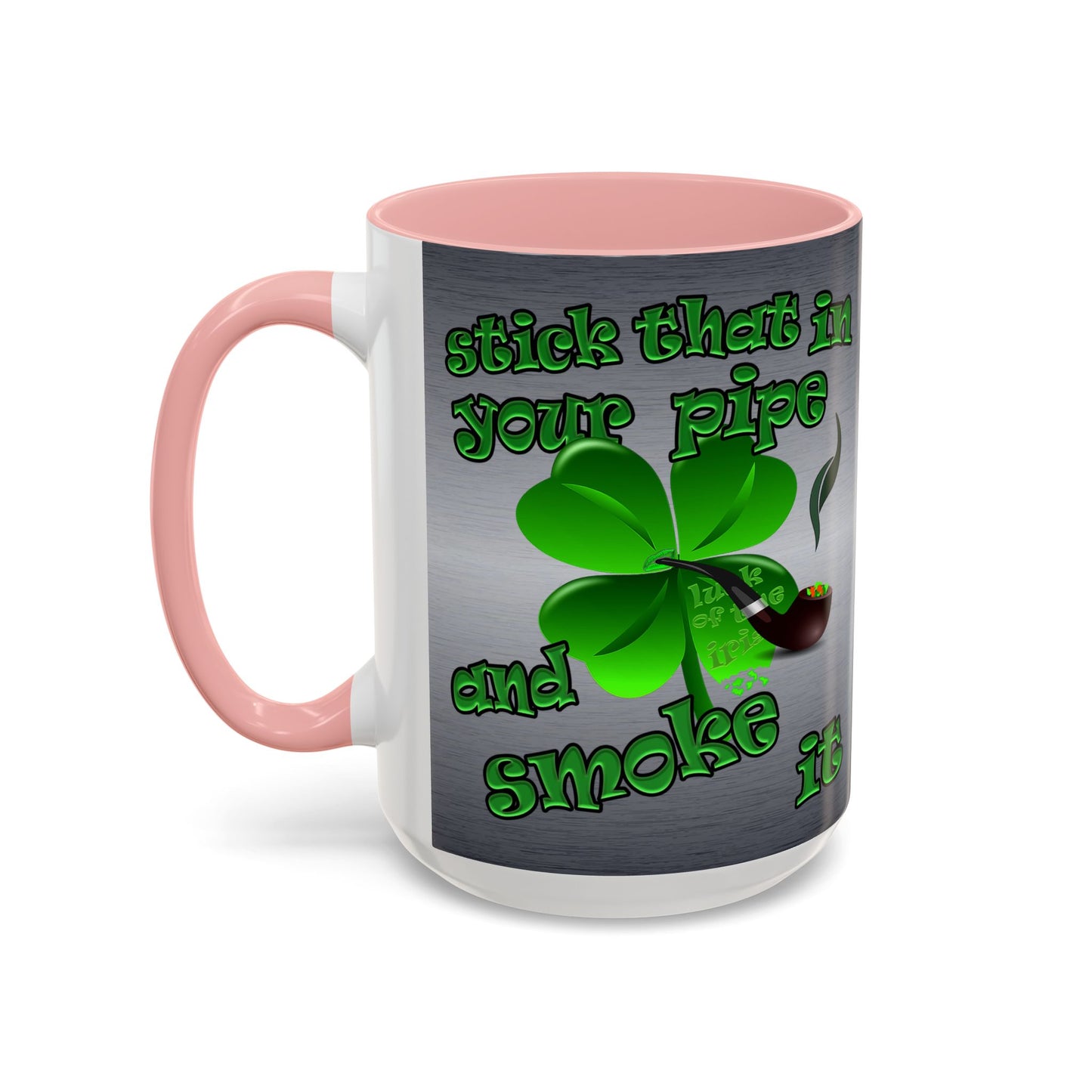 celtics logo - Accent Mug (brushed nickel)