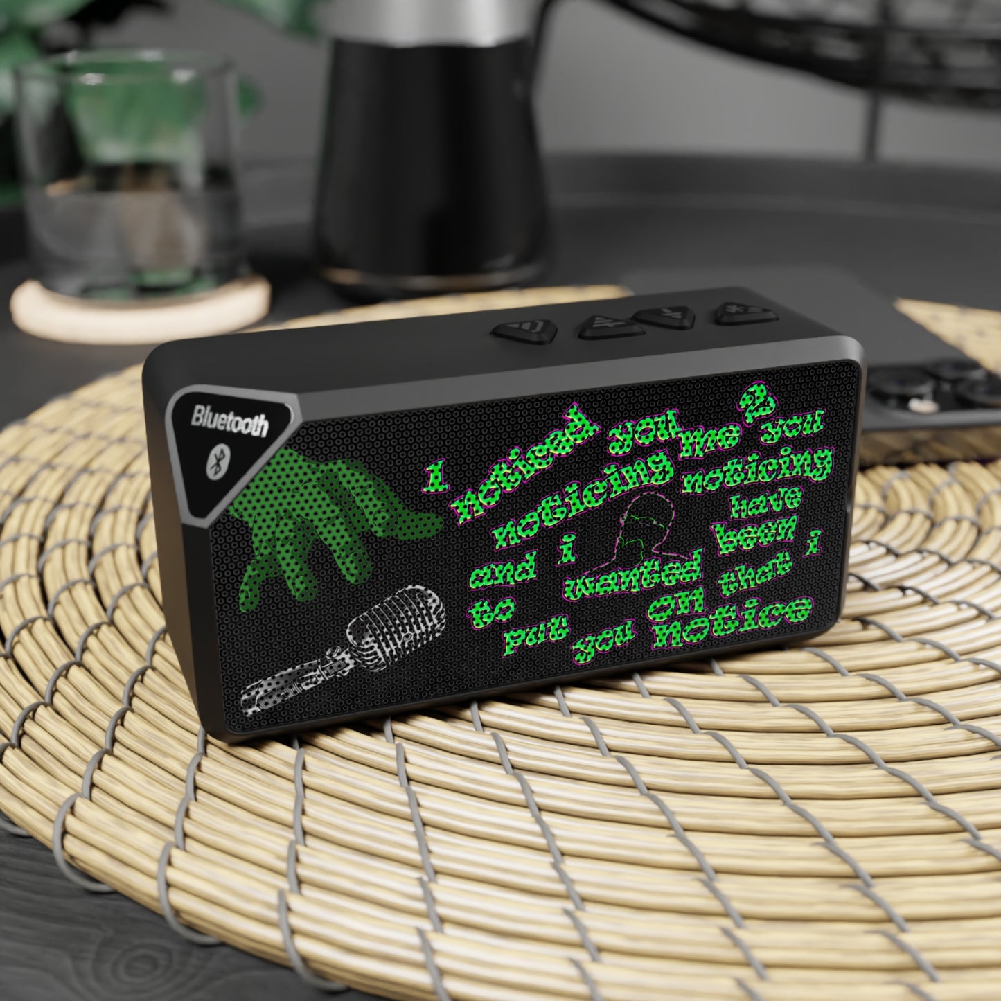 noticed you noticing - Jabba Bluetooth Speaker (black)