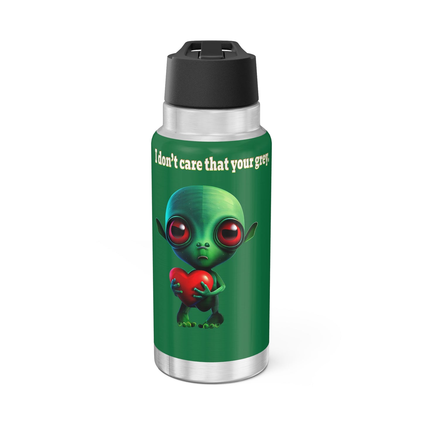 I don't care that your grey - Gator Tumbler, 32oz (dark green)