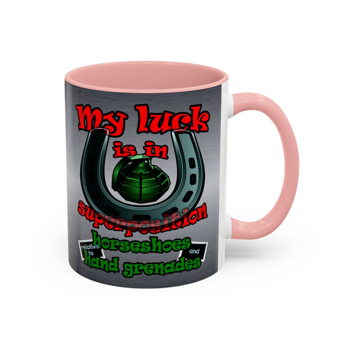 my luck - Accent Mug (brushed nickel)