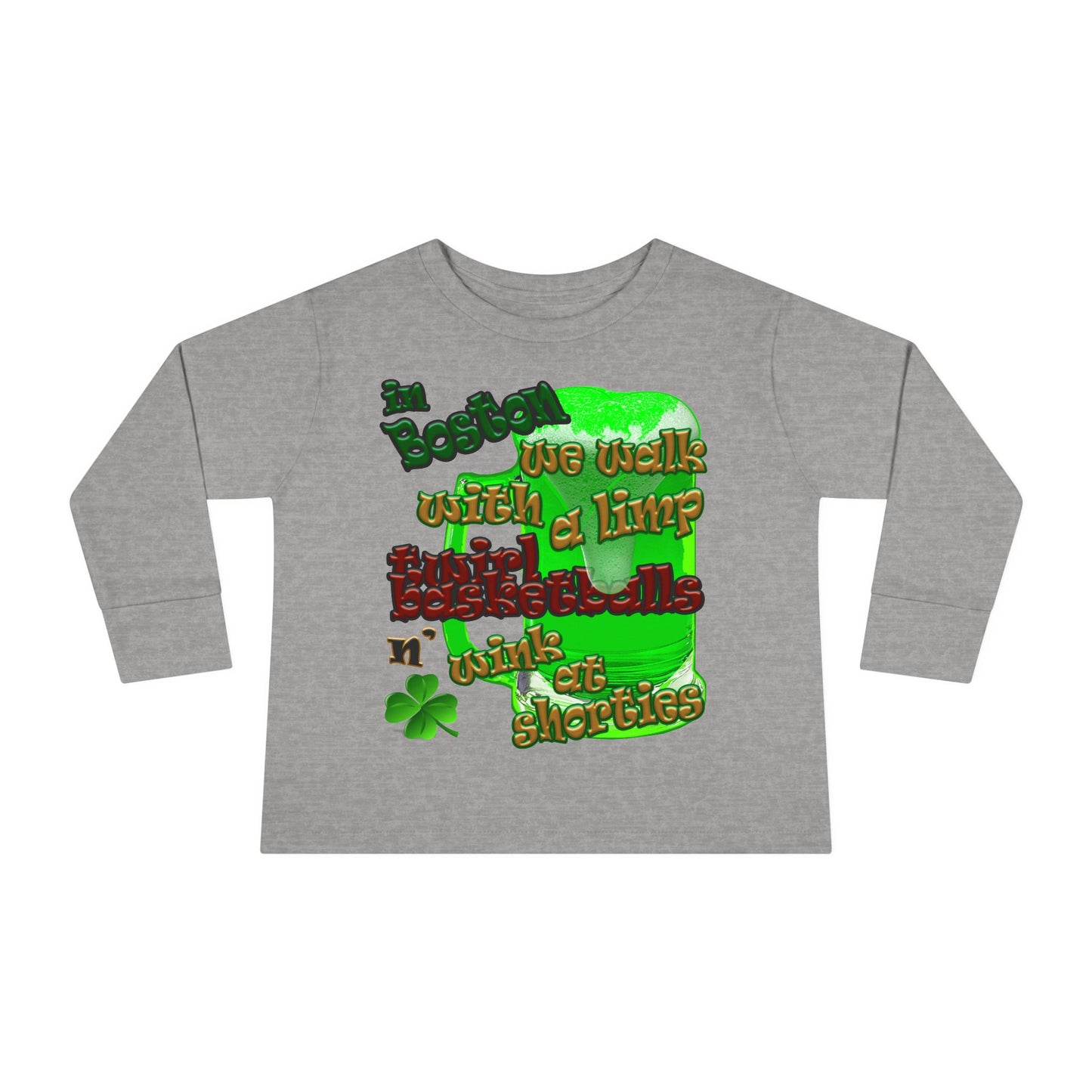 celtics logo - Toddler Long Sleeve Tee