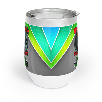 my luck - Chill Wine Tumbler (rainbow split)