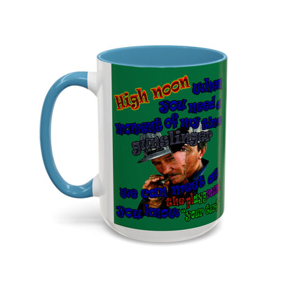 high noon - Accent Mug (dark green)