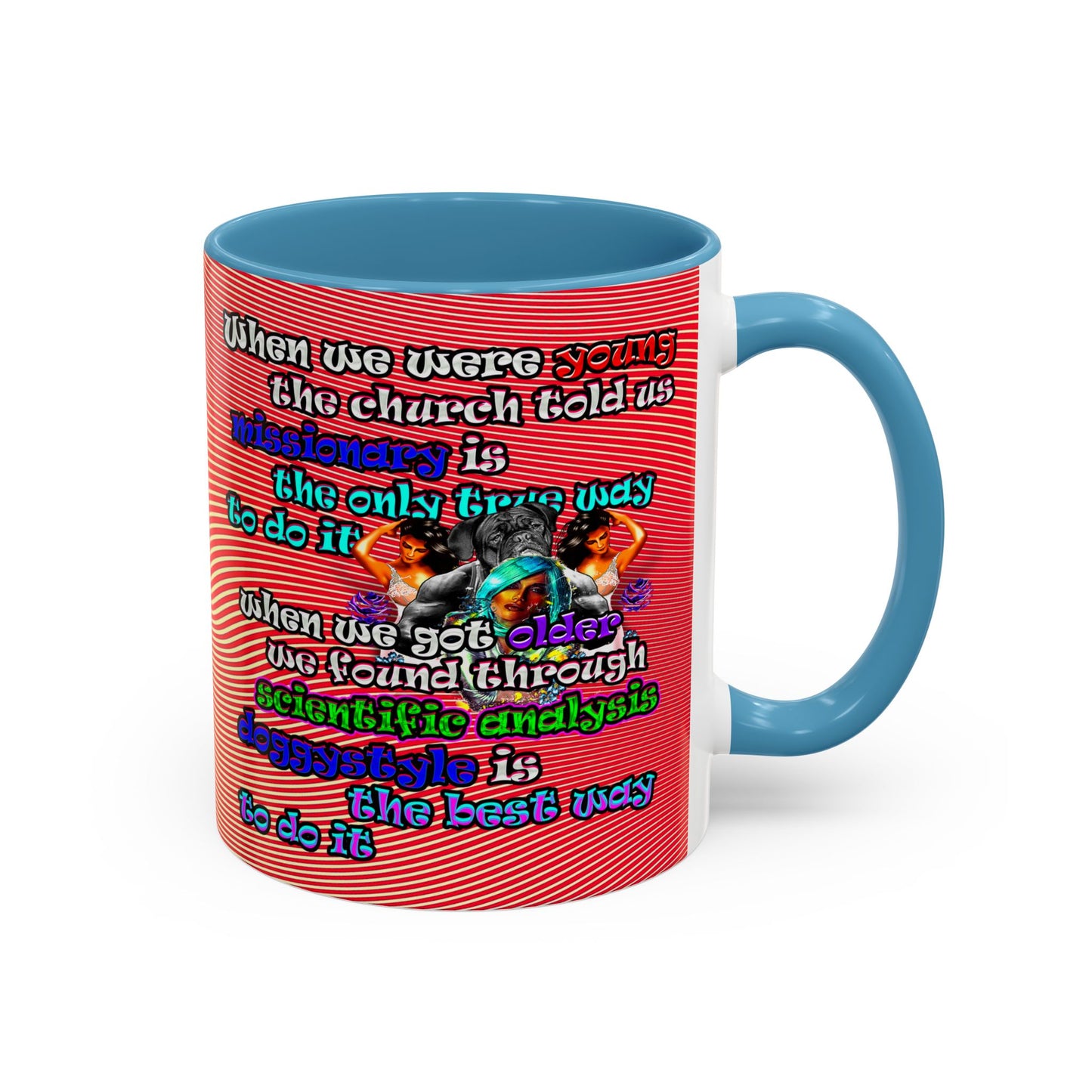 doggystyle - Accent Mug (yellow-orange wave)