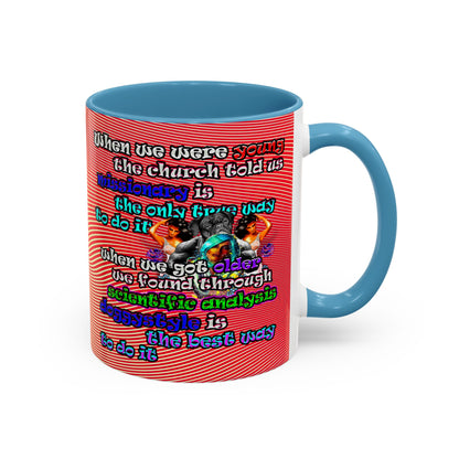 doggystyle - Accent Mug (yellow-orange wave)
