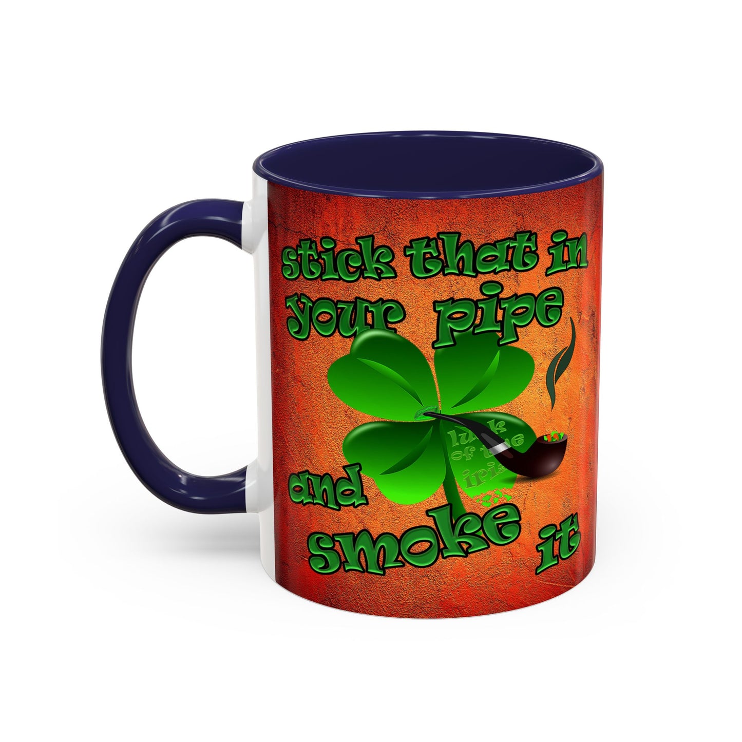 celtics logo - Accent Mug (burnt orange)