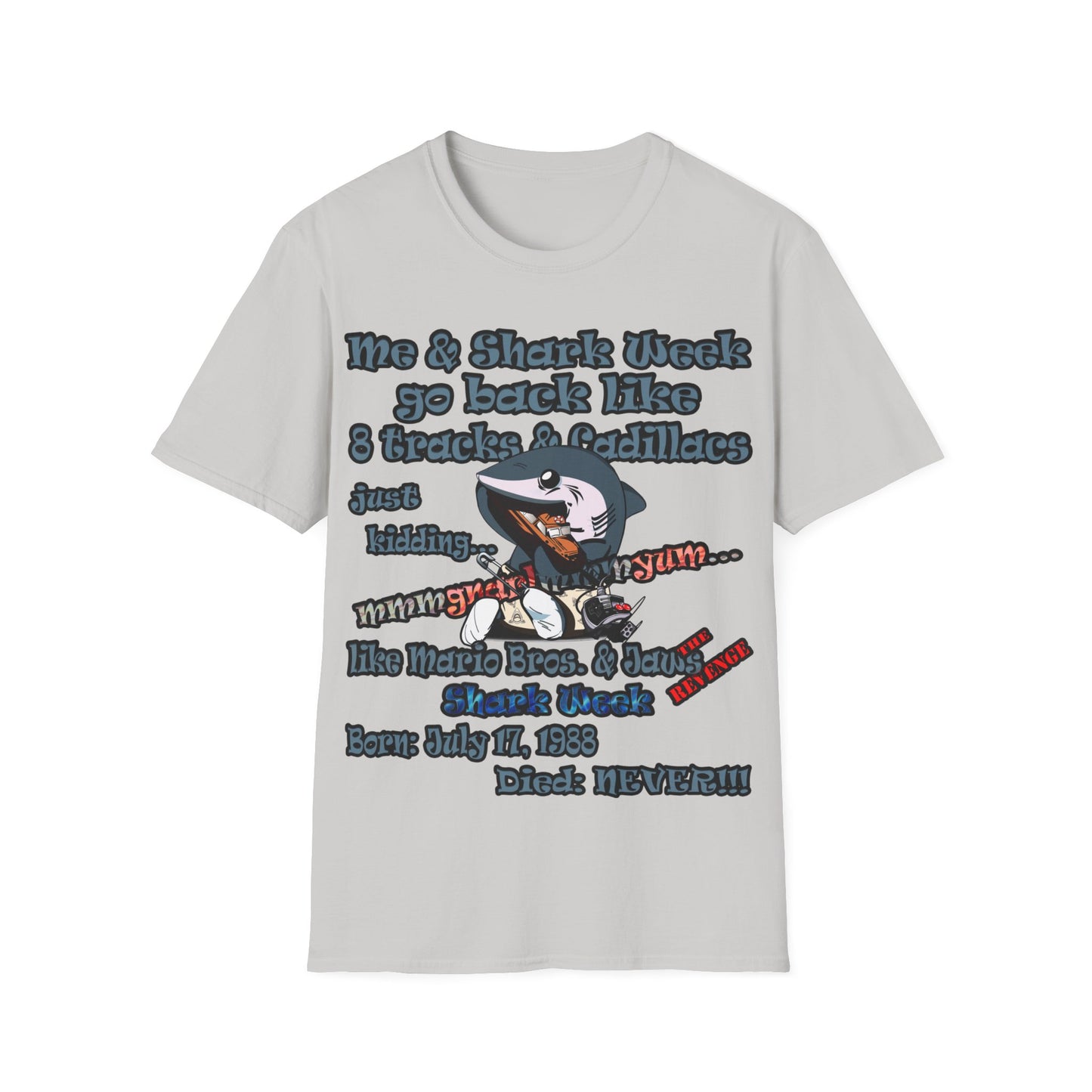 shark week - Unisex Softstyle T-Shirt