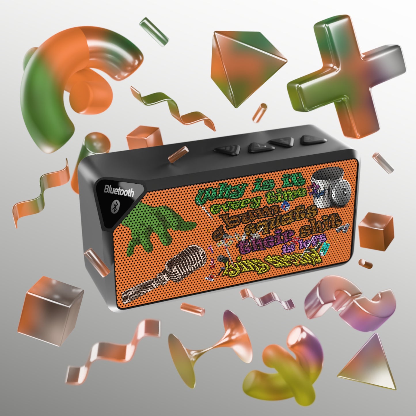 the bum's shit - Jabba Bluetooth Speaker (crusta)